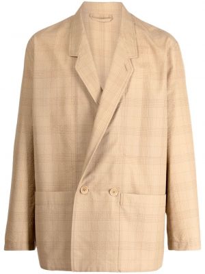 Karierter blazer Lemaire braun