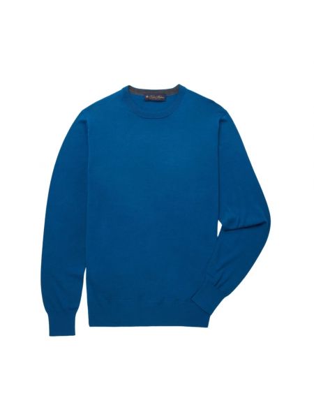 Sweatshirt mit rundhalsausschnitt Brooks Brothers blau