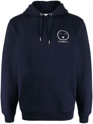Jersey hoodie Société Anonyme blau