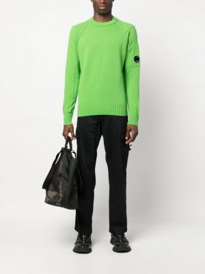 Sweter wełniany C.p. Company zielony