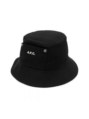 Hut aus baumwoll A.p.c. schwarz