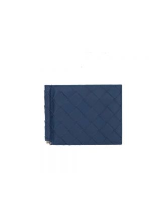 Niebieski portfel Bottega Veneta