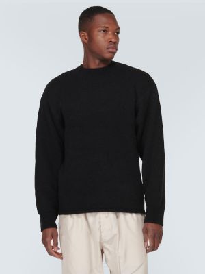 Пуловер от алпака вълна Jacquemus черно