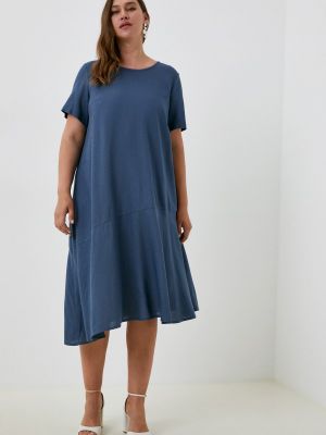 Платье Le Monique синее