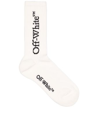 Bavlnené ponožky Off-white biela