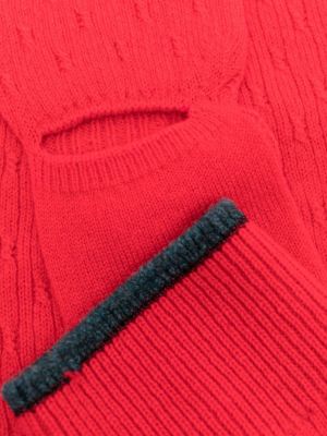 Chaussettes en cachemire Barrie rouge