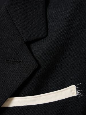 Blazer di lana Yohji Yamamoto nero
