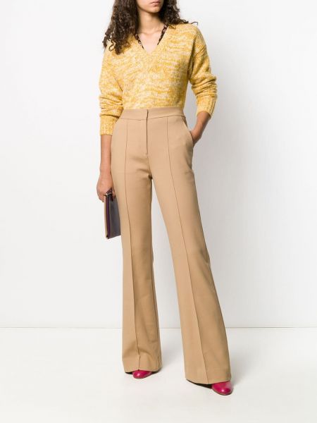Pullover mit v-ausschnitt Dvf Diane Von Furstenberg gelb