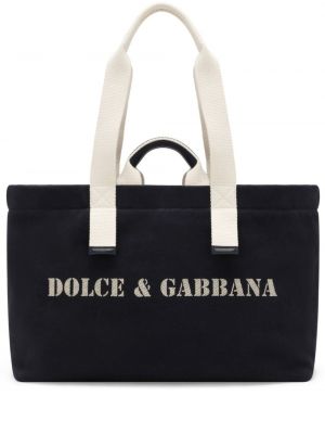 Чанта за ръка с принт Dolce & Gabbana