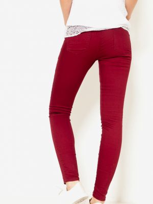 Pantaloni Camaieu roșu