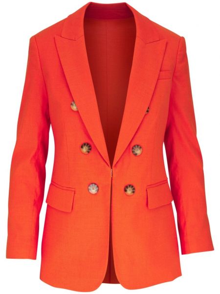 Dobbeltradet blazer Veronica Beard orange