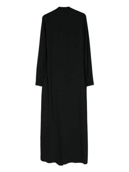 Krepové šaty Costarellos černé