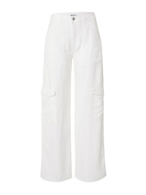 Pantalon cargo Weekday blanc