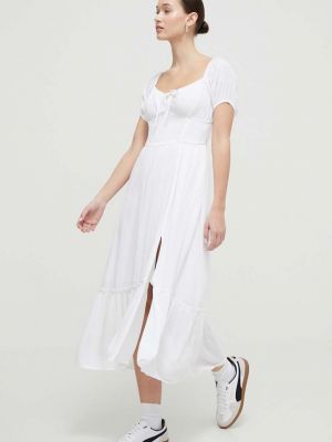 Sukienka midi Hollister Co. biała