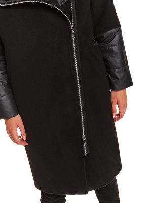 Παλτό με φερμουάρ Top Secret μαύρο