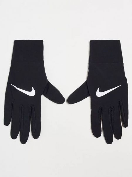 Бег перчатки Nike черные