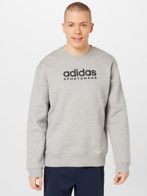 Relaxed fit megztinis Adidas Sportswear pilka