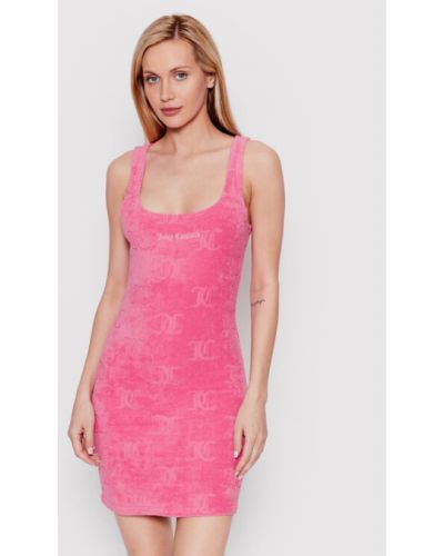 Juicy Couture Nyári ruha Deborah JCWE122022 Rózsaszín Slim Fit
