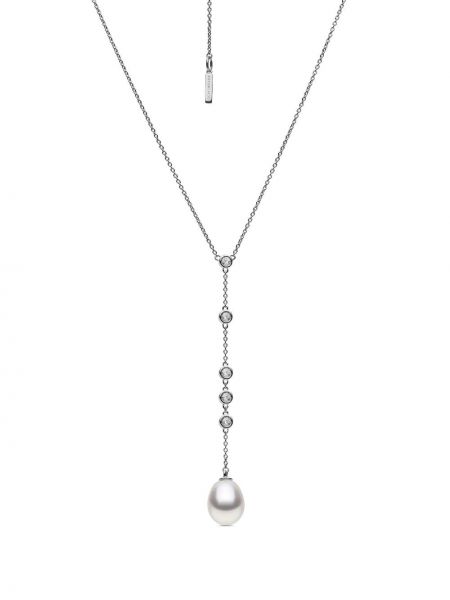Naszyjnik z perełkami Autore Moda srebrny