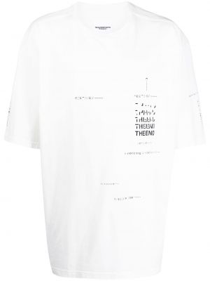 Тениска с принт Takahiromiyashita The Soloist бяло