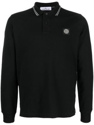 Poloskjorte Stone Island svart