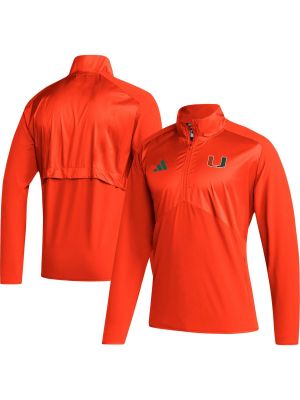 Куртка на молнии Adidas оранжевая