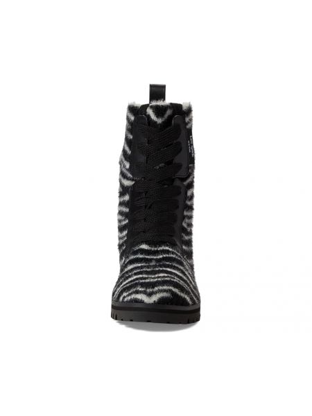Ботинки с принтом зебра Kate Spade New York черные