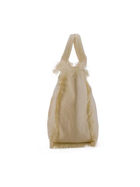 Shopper handtasche mit taschen Mc2 Saint Barth beige