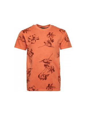 Polo majica s printom Superdry narančasta