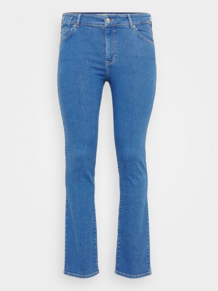 Proste jeansy Only Carmakoma niebieskie
