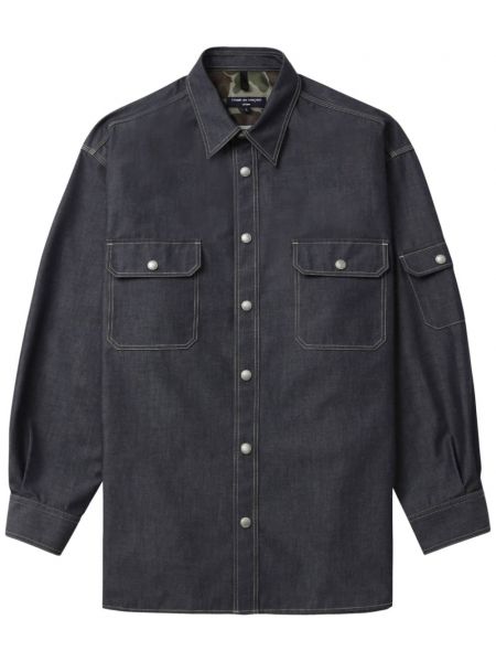 Denim paita Comme Des Garcons Homme sininen