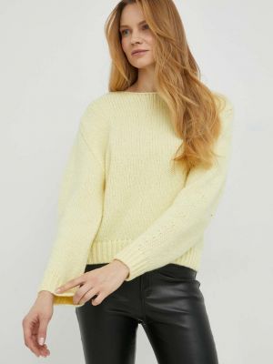 Marc O'Polo sweter wełniany damski kolor żółty Marc O'polo