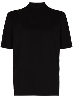 Camiseta de algodón Les Tien negro