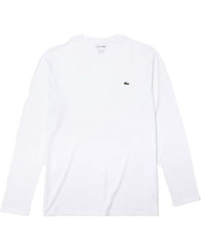 T-shirt Lacoste, biały