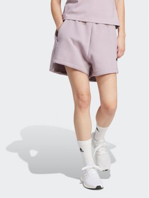 Pantaloni scurți de sport cu croială lejeră Adidas violet