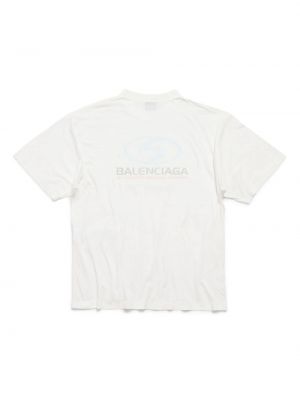 T-shirt en coton Balenciaga blanc