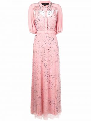 Paljett dress Jenny Packham rosa