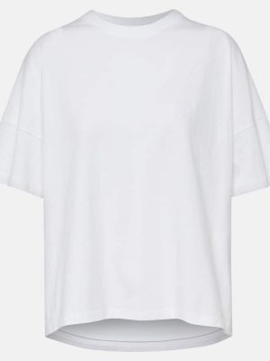 T-shirt di cotone in jersey Loewe bianco