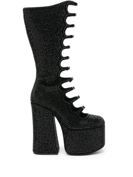 Kotníkové boty Marc Jacobs černé