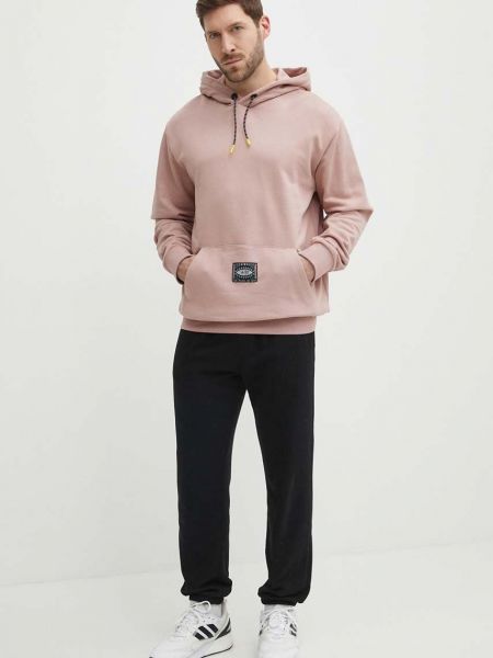 Pamučna hoodie s kapuljačom Picture ružičasta