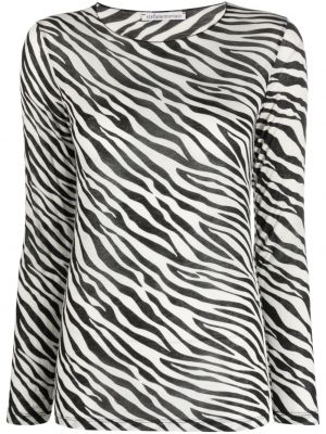 Strick top mit print mit zebra-muster Stefano Mortari