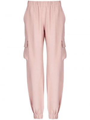Pantalon cargo slim avec poches Silvia Tcherassi rose