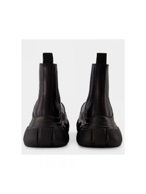 Botas de agua de cuero Alexander Wang negro