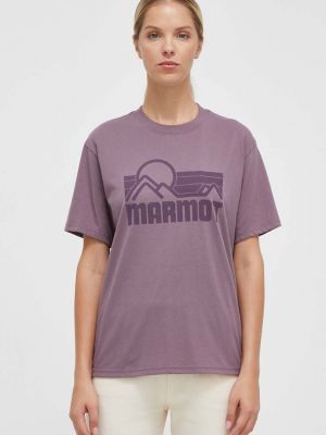 Тениска Marmot виолетово