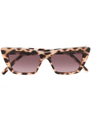 Leopard trykt briller Saint Laurent Eyewear