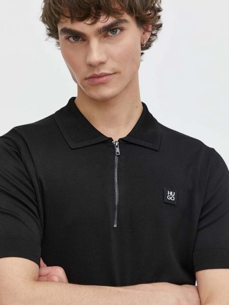 Polo majica Hugo črna