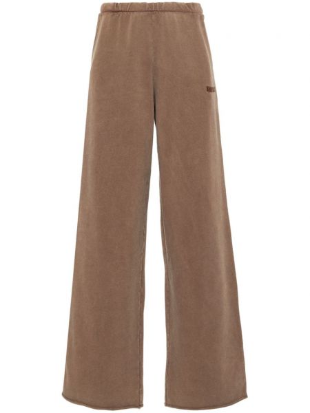 Pantalon droit brodé Rotate Birger Christensen marron