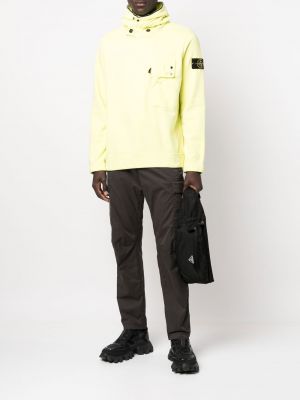 Hoodie Stone Island gul