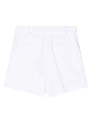 Shorts plissées en crêpe Michael Michael Kors blanc