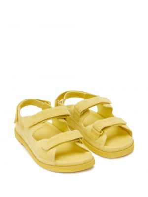 Sandale ohne absatz 12 Storeez gelb